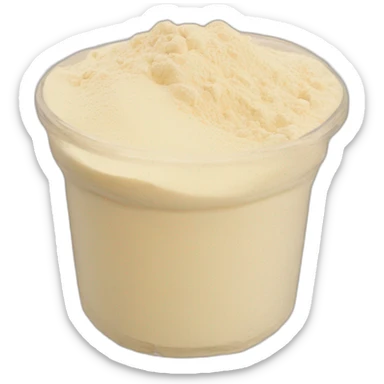 vanilla protein powder sticker