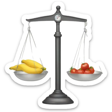 food scale sticker