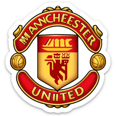 Manchester united logo emoji sticker