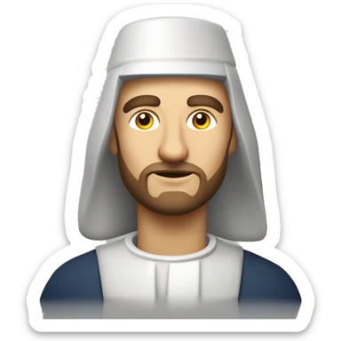 Bisschop Sint Nicolaas grote mijter sticker