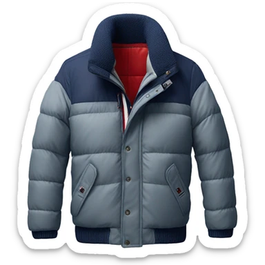 photorealistic tommy hilfiger winter jacket sticker