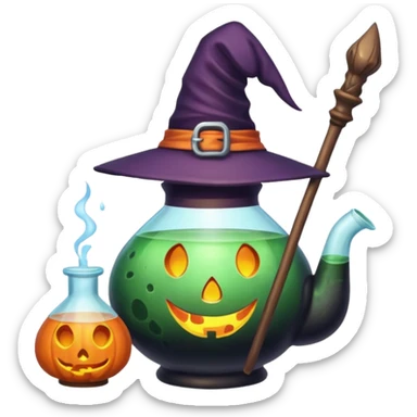 witch potions sticker