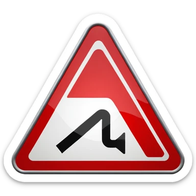 traffic sign turn sticker
