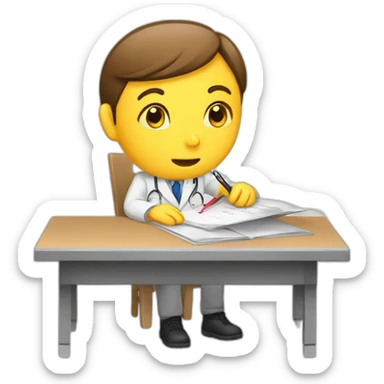 examination related sticker