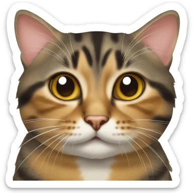 Torbie cat sticker