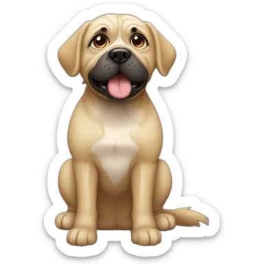 HUND MOPS sticker