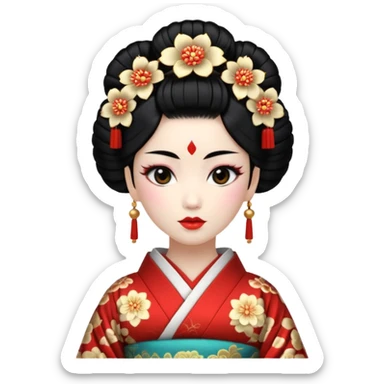 Geisha sticker