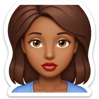 words chat lips  sticker