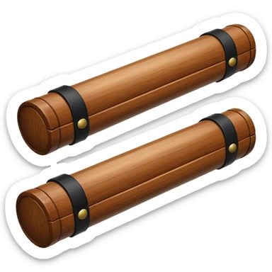 two police truncheon sticker