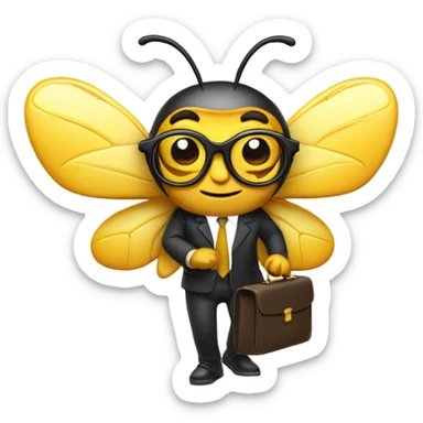 bee marketer  sticker