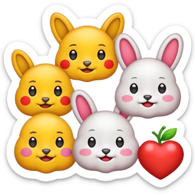 Labubu emoji  sticker
