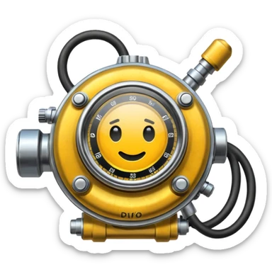 diver regulator sticker