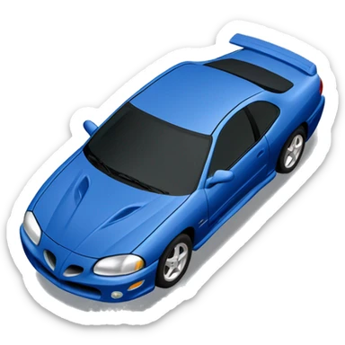 blue 2004 pontiac GTO sticker