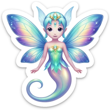 Spiritual ethereal divine Fairy-type Fakémon-animal-creature sticker
