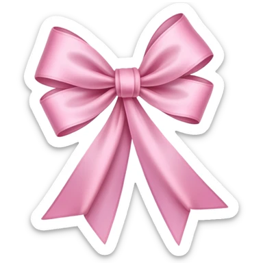 Pink ribbon sticker