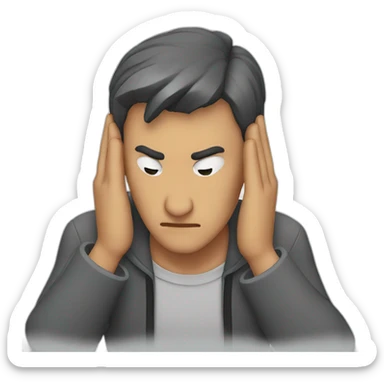 Vulcan headache sticker