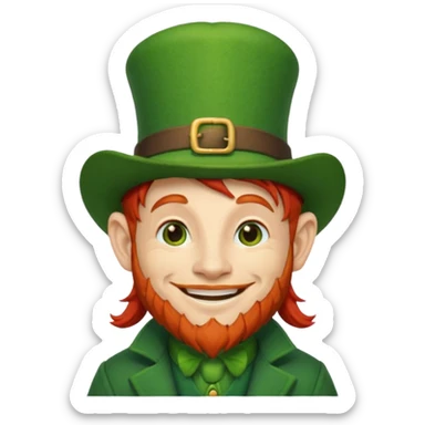 leprechaun sticker