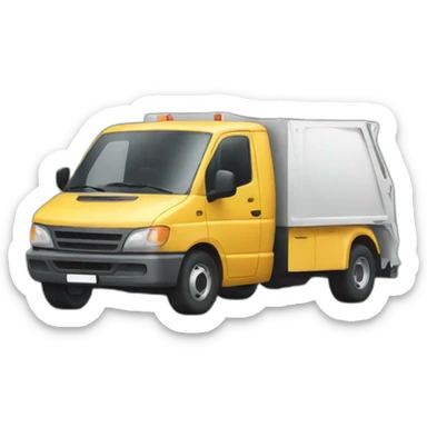 rubbish removal car sticker