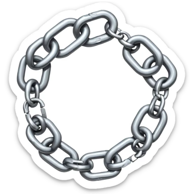 broken chain sticker