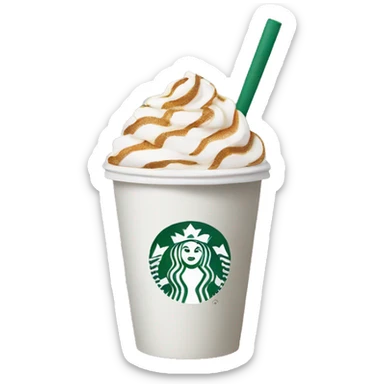 Starbucks cup sticker