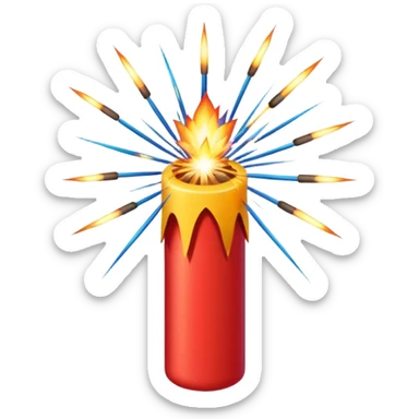 diwali cracker sticker
