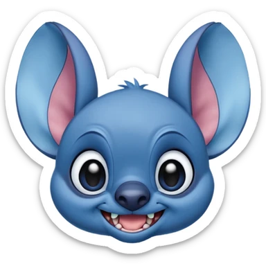 Q stitch sea realista pero como en la pelicula sticker