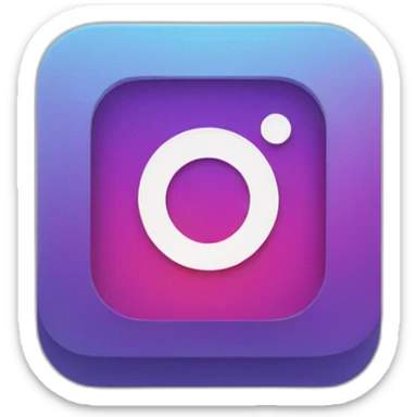 Instagram logo sticker
