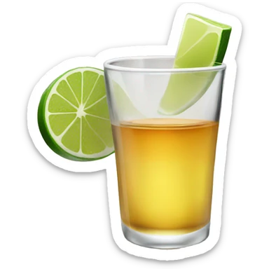 Tequila shot sticker