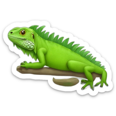 Iguana sticker
