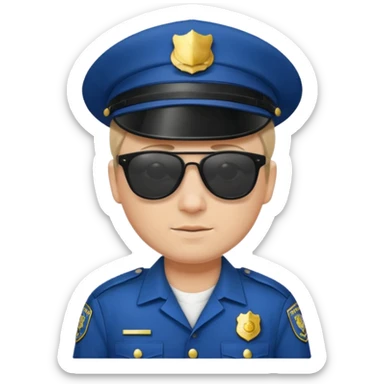 Cop sticker