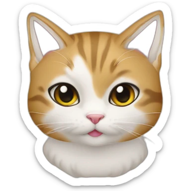 Gata mel e mia sticker