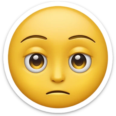 Side eye moji sticker