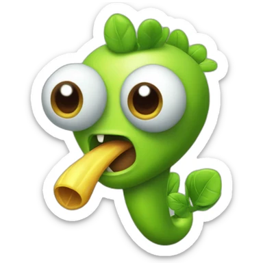 Pvz2 peashooter sticker