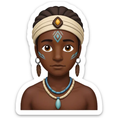 Indigenous Australian person sticker