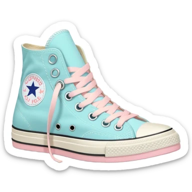 Pastel cute Converse shoes sticker