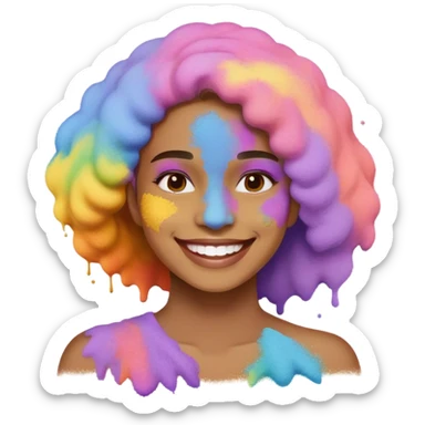 Holi sticker