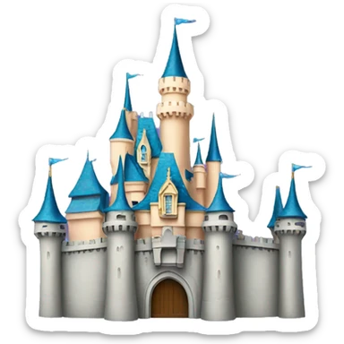 disney castle  sticker