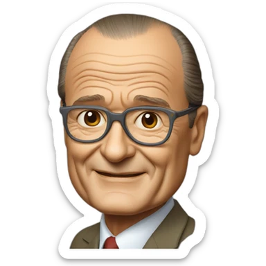 Jacques Chirac sticker