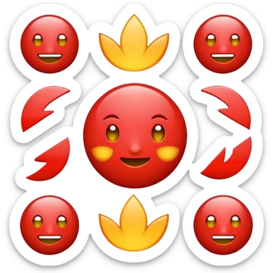 video de icono de ubicacion color rojo sticker