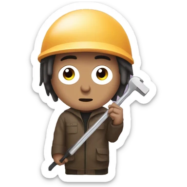 Timmy from South Park with tools sticker
