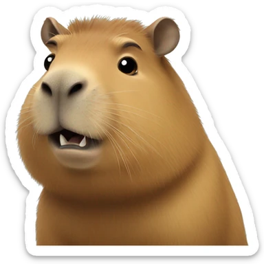 Capybara sticker