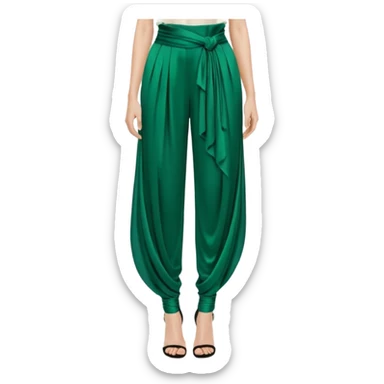 silk pants sticker