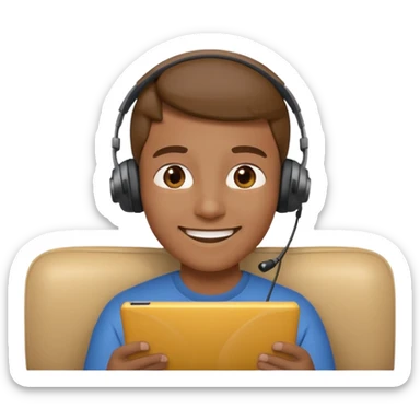 persona viendo cine sticker