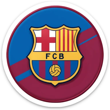 Create FC Barcelona flag emoji sticker