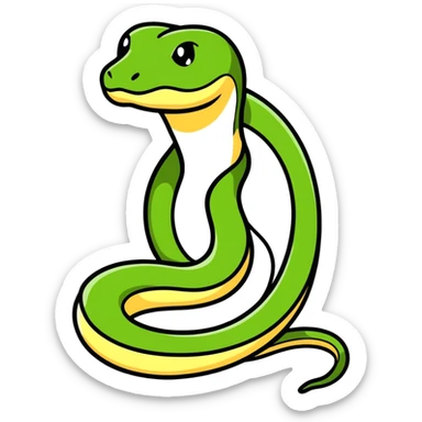 Snake sticker