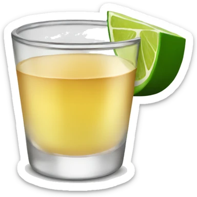 Tequila shot sticker