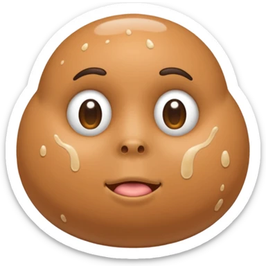 naked man with 2 balls and a penis with cum sticker