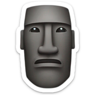 Moai sticker
