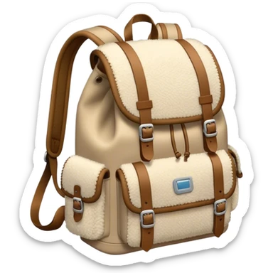 sherpa backpack sticker