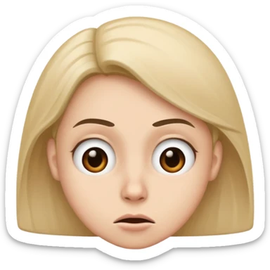 Someone with a the fuck do you mean face “emoji” sticker